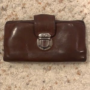 Marc Jacobs Brown Leather Wallet w/ coin purse